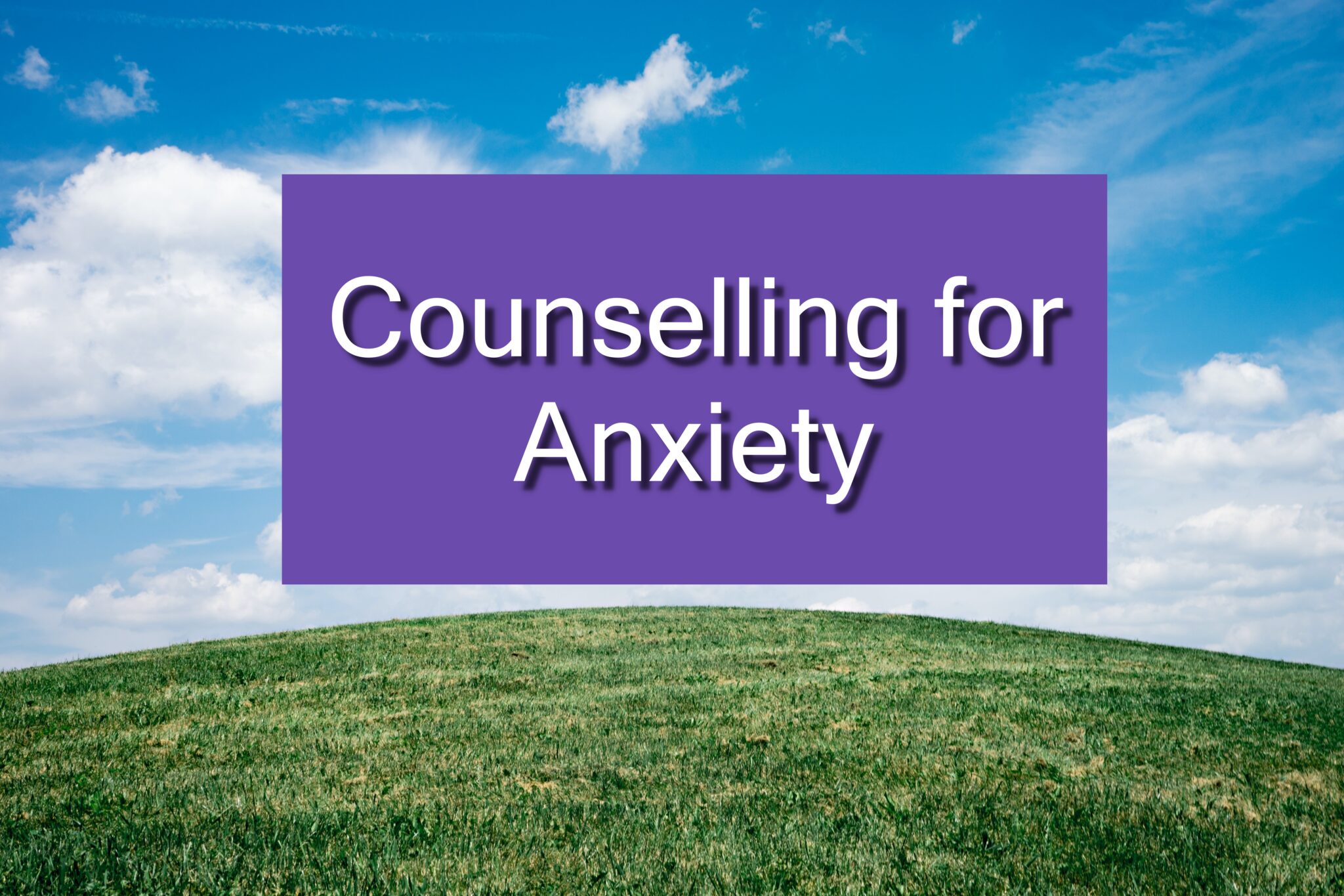 counselling for anxiety